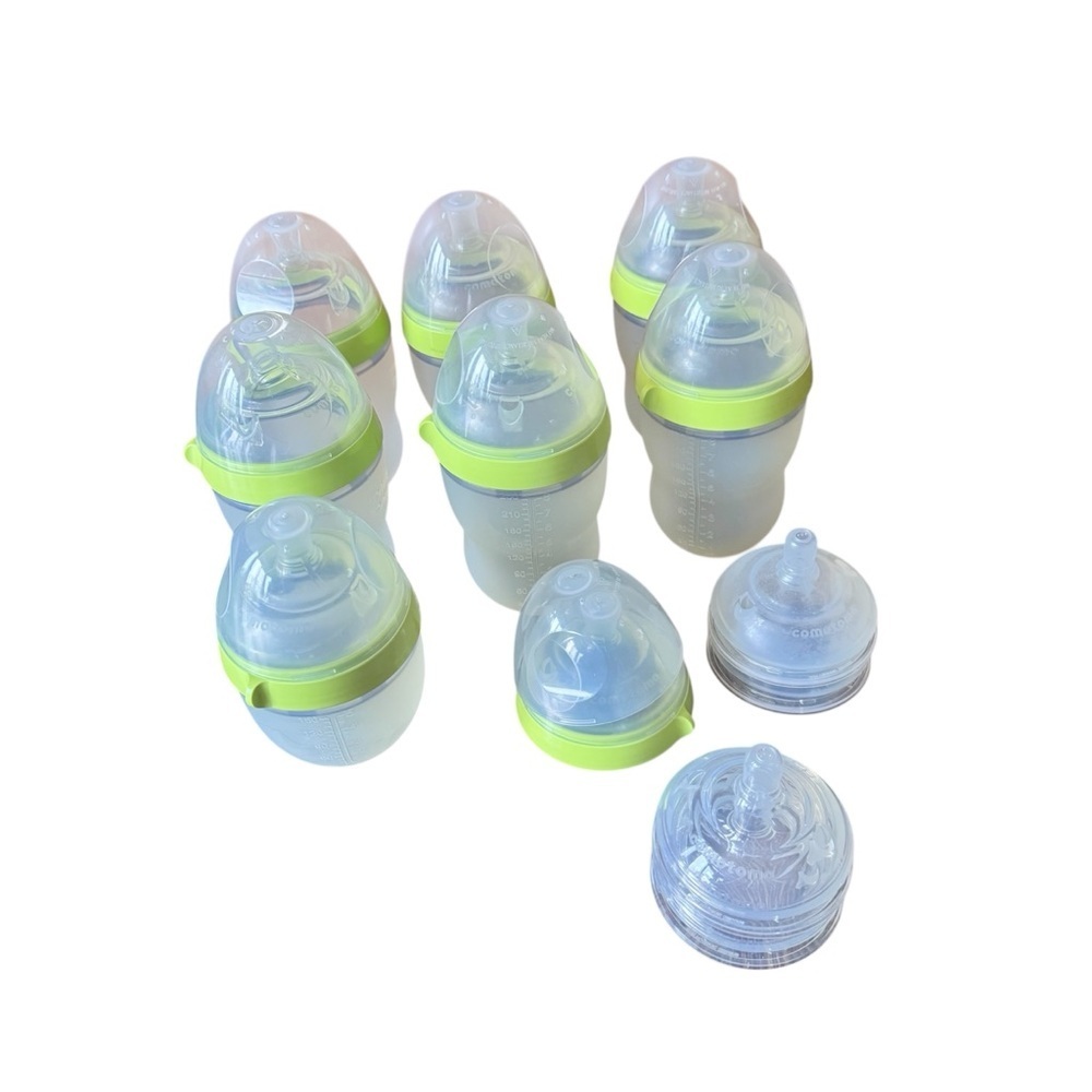Comotomo silicone soft wide baby bottle 8oz 5oz lot